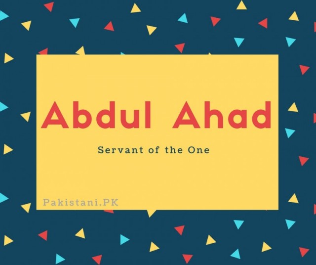 Abdul Ahad