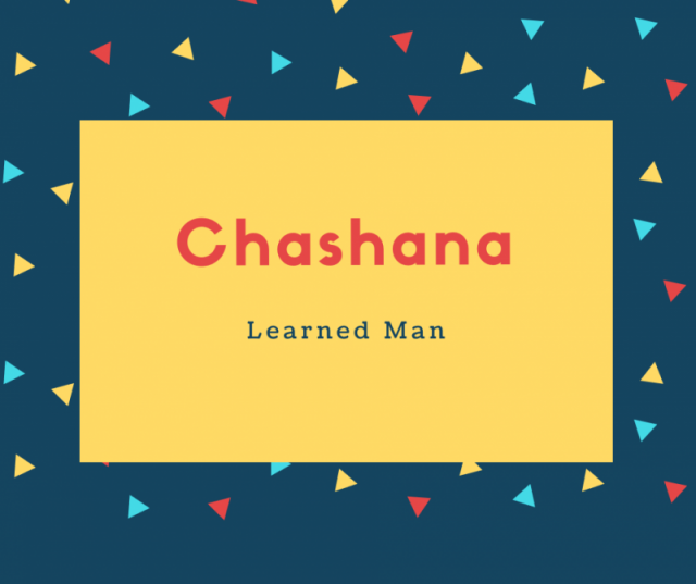 Chashana