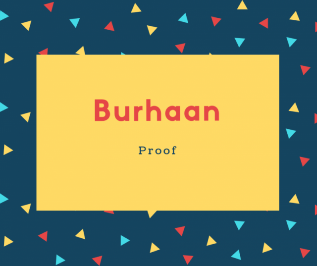 Burhaan