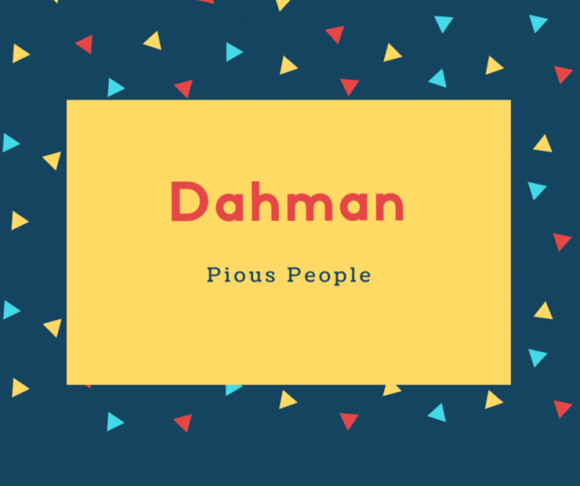 Dahman