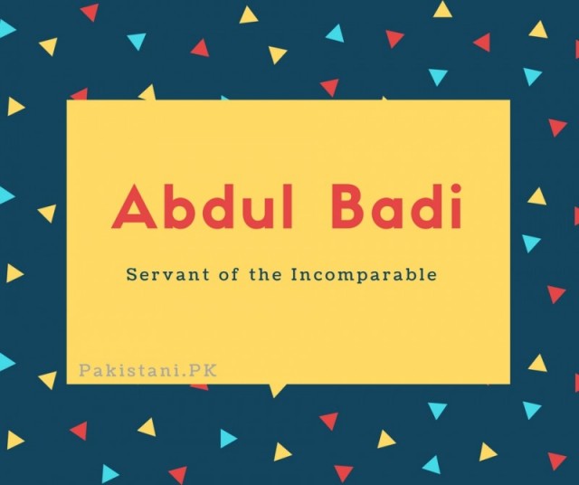 Abdul Badi
