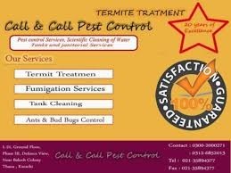 call &amp; call pest control
