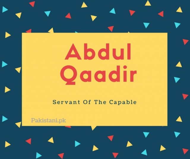 Abdul-qaadir
