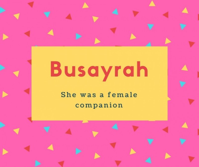 Busayrah