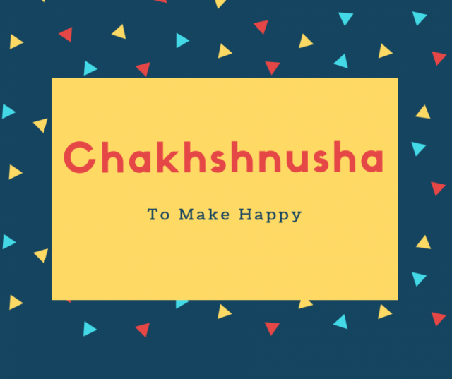 Chakhshnusha