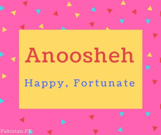 Anoosheh