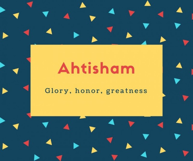 Ahtisham