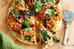 Tandoori Chicken Pizza Recipe 1