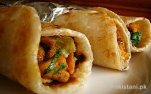 Cooking Recipe Of Chicken Paratha Roll by Zubaida Tariq 1
