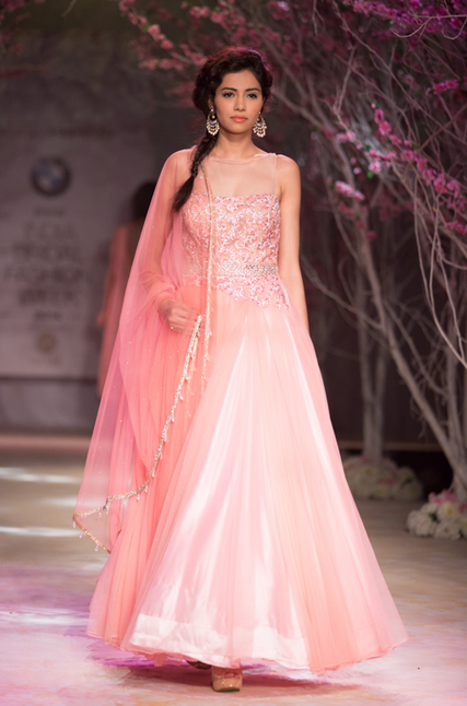 20 Indian Wedding Dresses You Can Try This Season - Pink Maxi