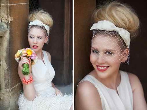 12 Summer Bridal HairStyles For Women-High Bun Summer Wedding Hairstyle