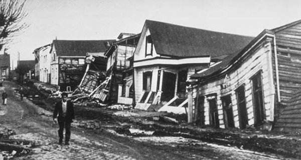 10 Worst Major Earthquakes In The World-Valdivia Earthquake, Southern Chile