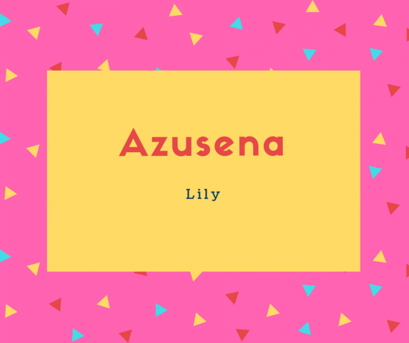 What Is Azusena Name Meaning In Urdu Azusena Meaning Is گل سوسن